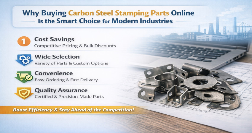 Why Buying Carbon Steel Stamping Parts Online Is the Smart Choice for Modern Industries